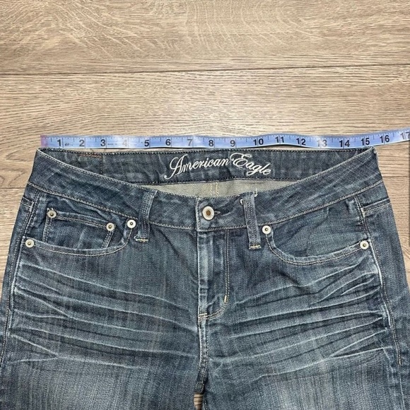 Y2K American Eagle Boot Cut Low Rise Jeans - Picture 5 of 8